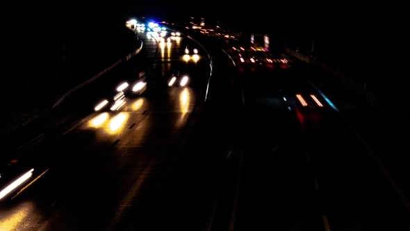 Night Traffic on Highway in Germany by Lukassek | VideoHive