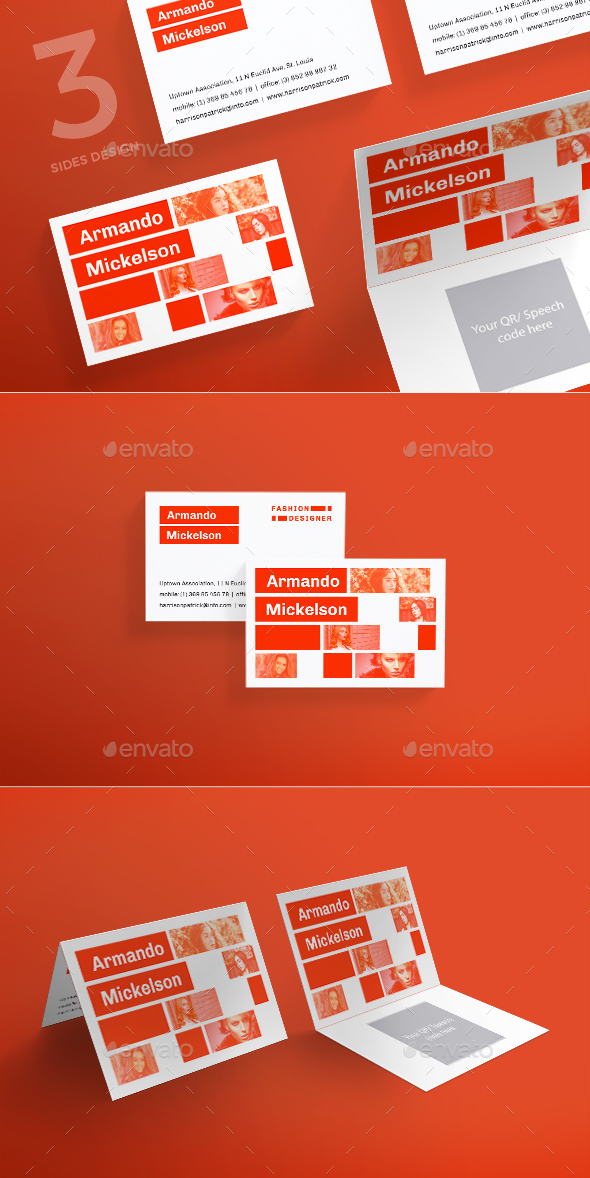 Fashion Designer Business Card - Corporate Business Cards