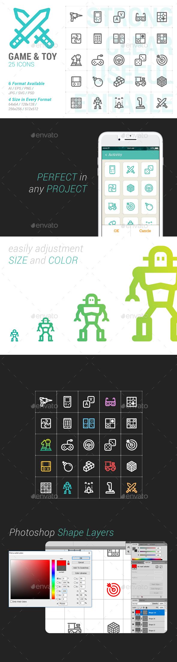 Game & Toy Mini Icon - Objects Icons