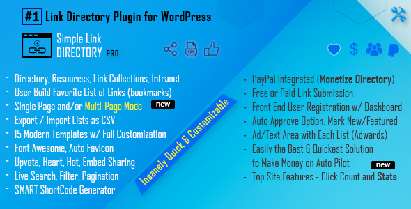 Simple Link Directory Pro - CodeCanyon Item for Sale
