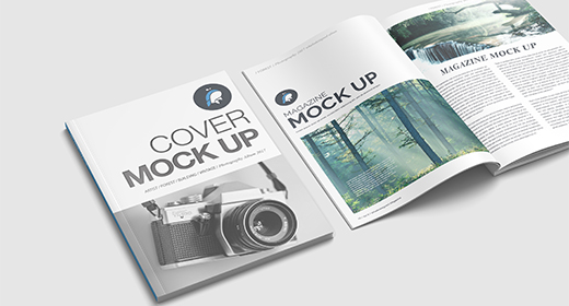 Magazine, Brochure, Catalog Mock-Ups