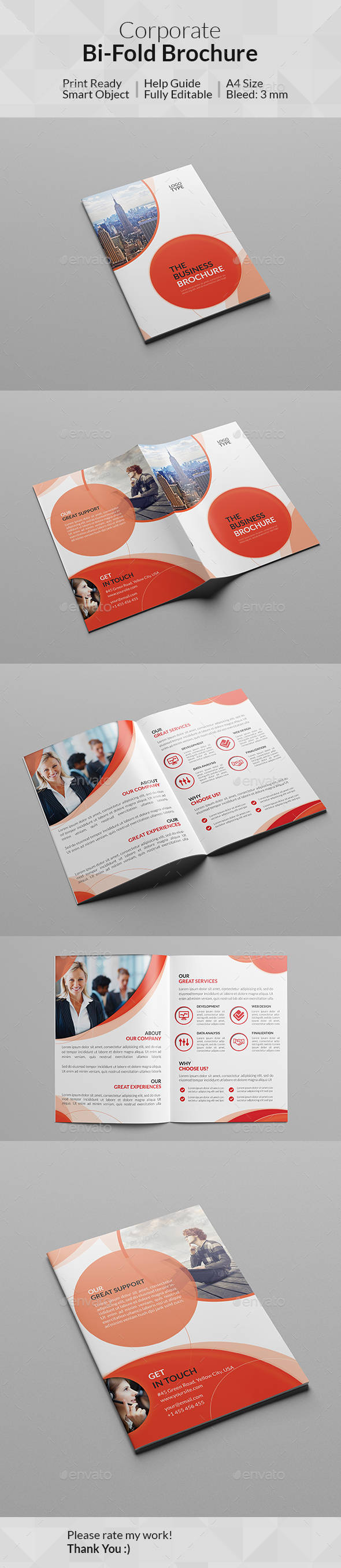 Corporate Bi-Fold Brochure - Corporate Brochures