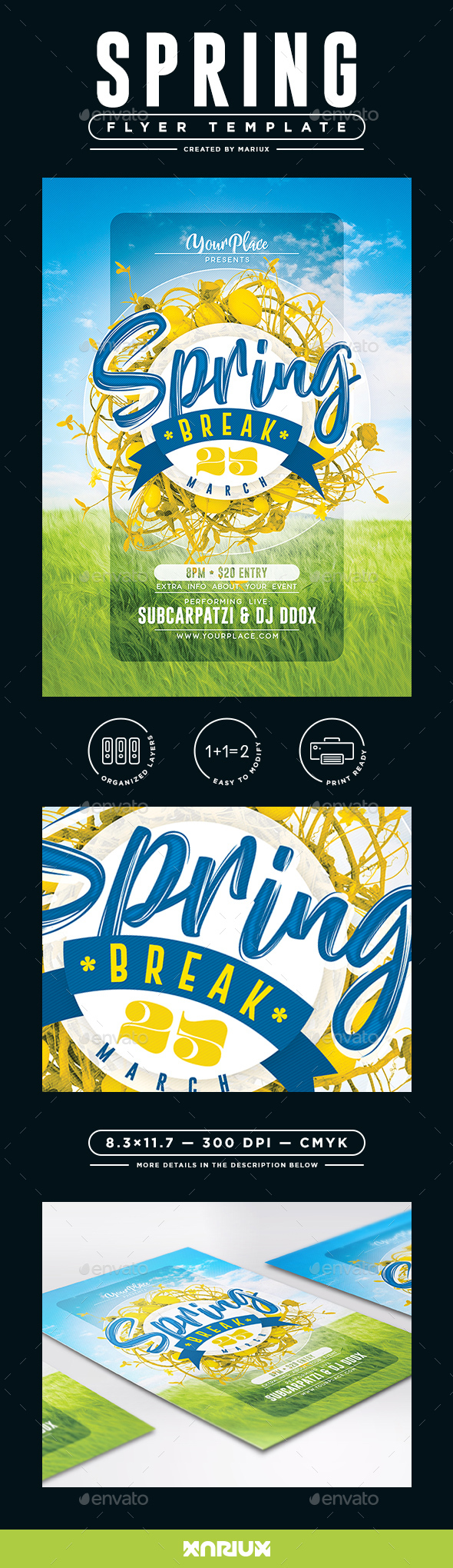 Spring Break Flyer/Poster - Events Flyers