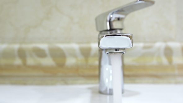 Open Faucet in Bathroom alt