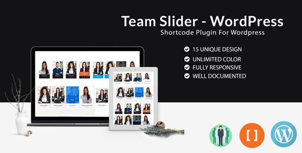 Team Slider - Team Member Showcase Short code - For WordPress - CodeCanyon Item for Sale