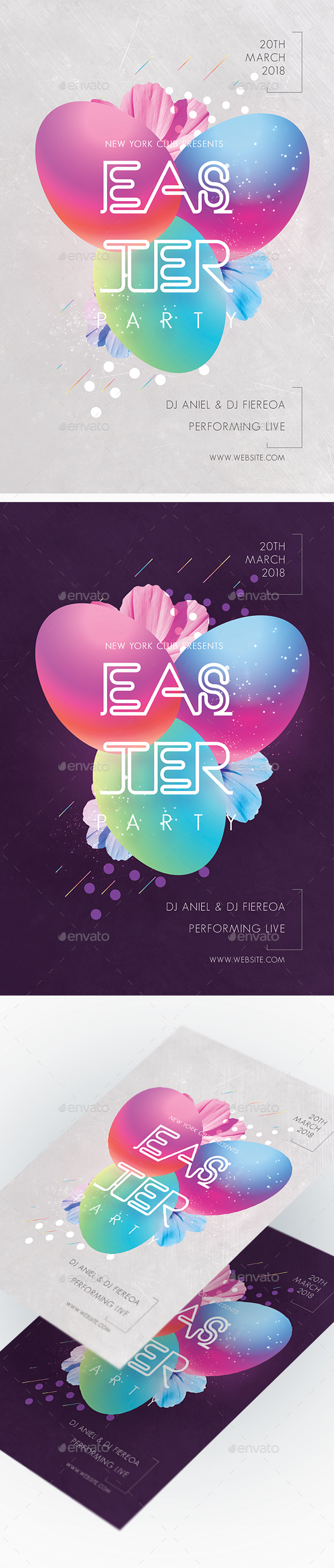 Easter Party Flyer - Clubs & Parties Events