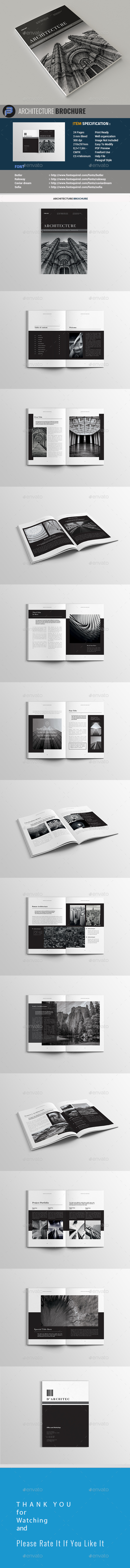 Black Architecture - Portfolio Brochures
