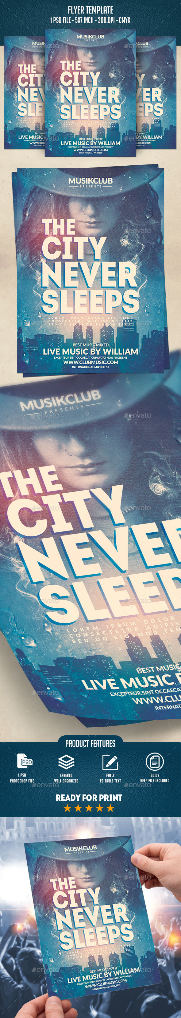 The City Flyer Template - Events Flyers