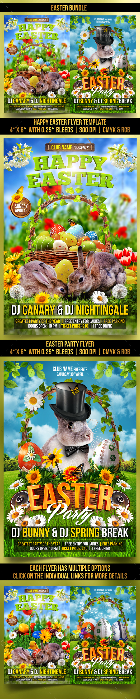 Easter Bundle - Clubs & Parties Events