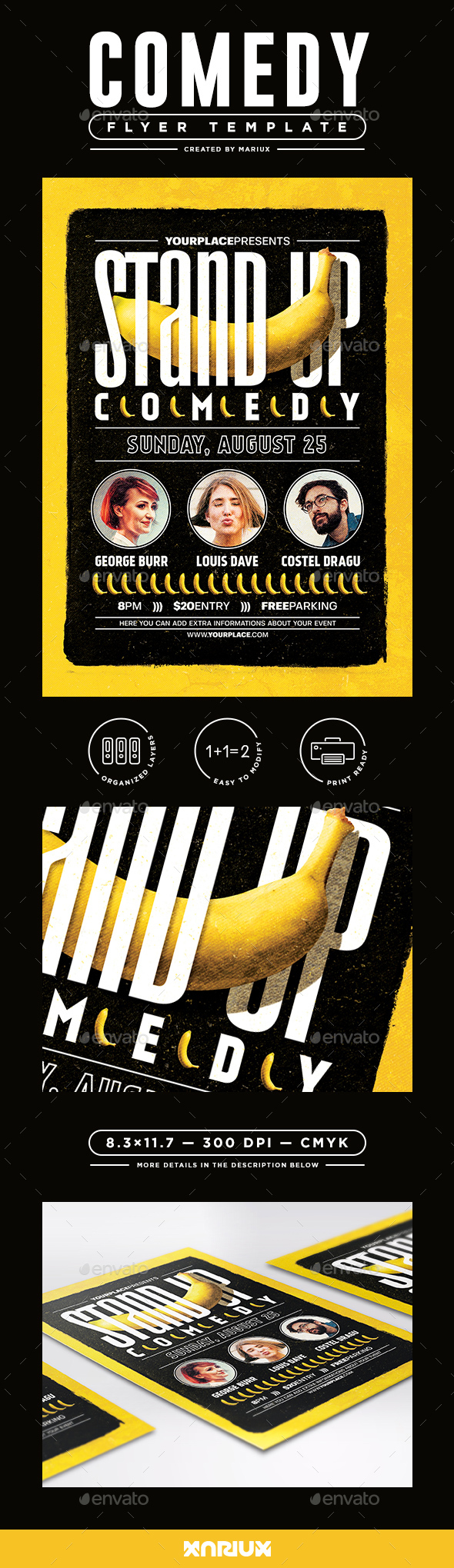 Stand Up Comedy Flyer/Poster - Events Flyers