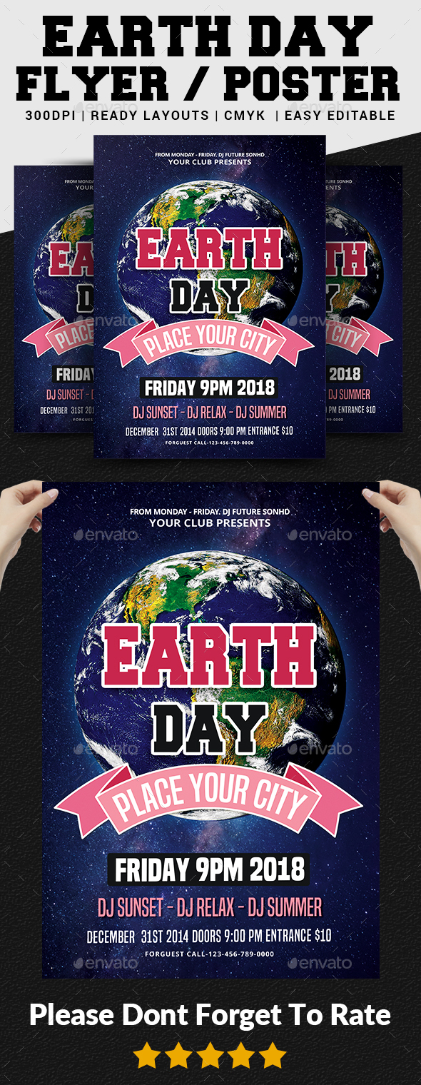 Earth Day Flyer Template - Events Flyers