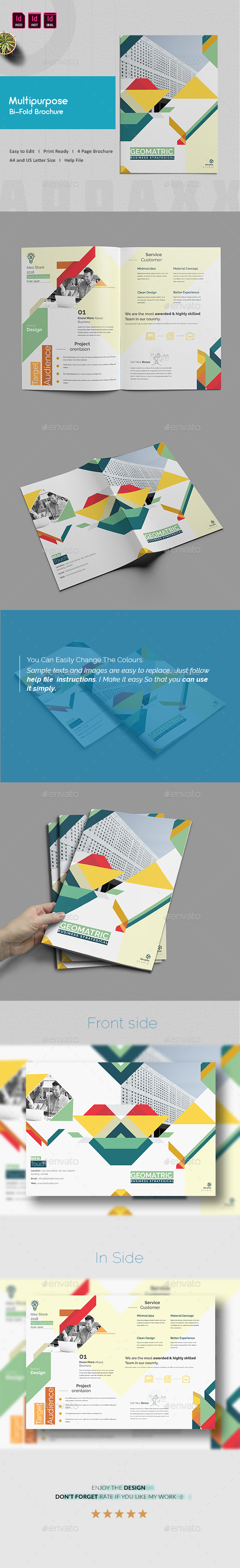 Multipurpose Bi-Fold Brochure - Corporate Brochures