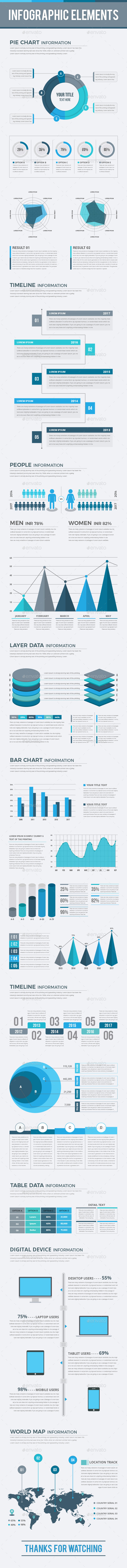 Infographic Elements (Simple, Professional, Business) - Infographics