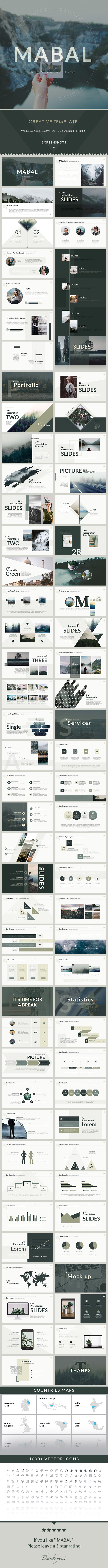 Mabal - PowerPoint Presentation Template - PowerPoint Templates Presentation Templates