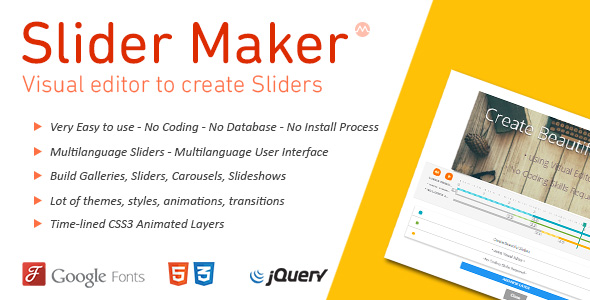 jQuery Slider Maker - CodeCanyon 15417250