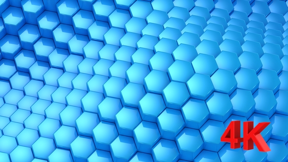 Hexagons Formed A Wave alt