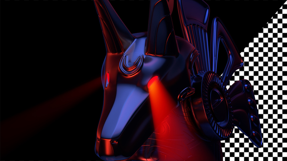 Anubis Head VJ Loop