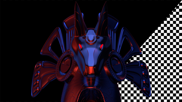 Anubis Head VJ Loop alt