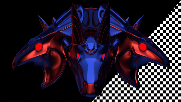 Horus And Anubis Heads VJ Loop alt