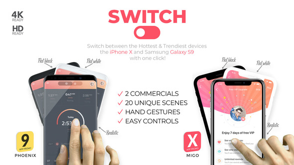 Switch: phoneXs9 App - VideoHive 21588746