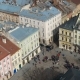 Aerial View Over the Streets of Lviv - VideoHive Item for Sale