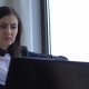 Disappointed Young Businesswoman Finds Mistake While Working, Calls To Quarrel - VideoHive Item for Sale