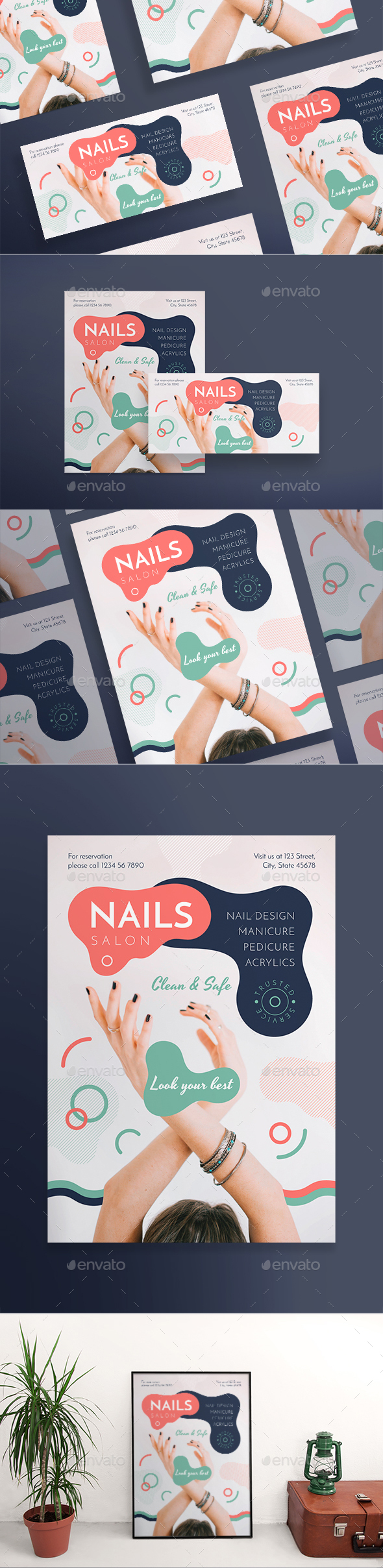 Nail Design Salon Flyers - Miscellaneous Events