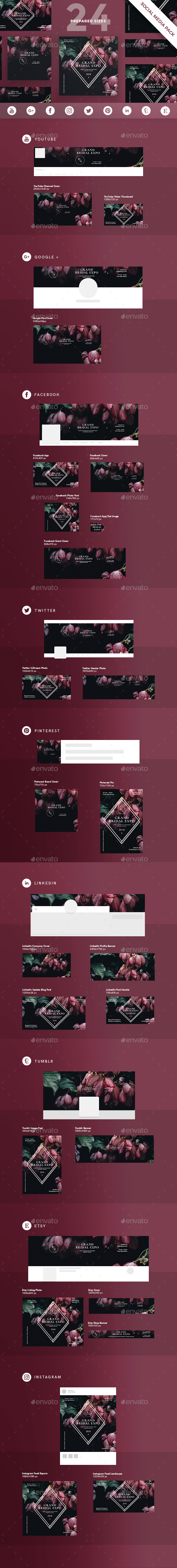 Grand Bridal Expo Social Media Pack - Miscellaneous Social Media