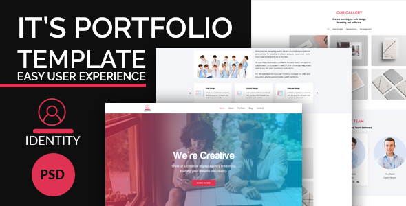 Identity - Creative - ThemeForest 21479300