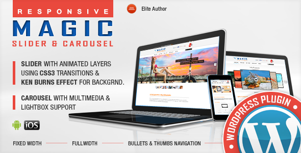 Magic Responsive Slider and Carousel WordPress Plugin - CodeCanyon Item for Sale