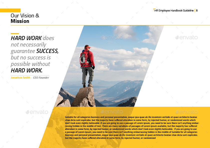 HR - Employee Handbook Guideline Template