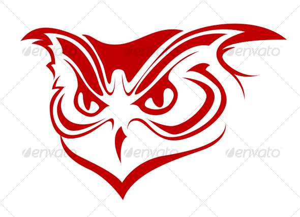Owl head - Animals Characters