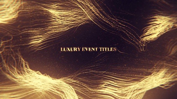 Luxury Event Titles - VideoHive 21591602