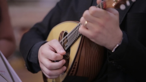 Mandolin an Italian Man Hands Player alt