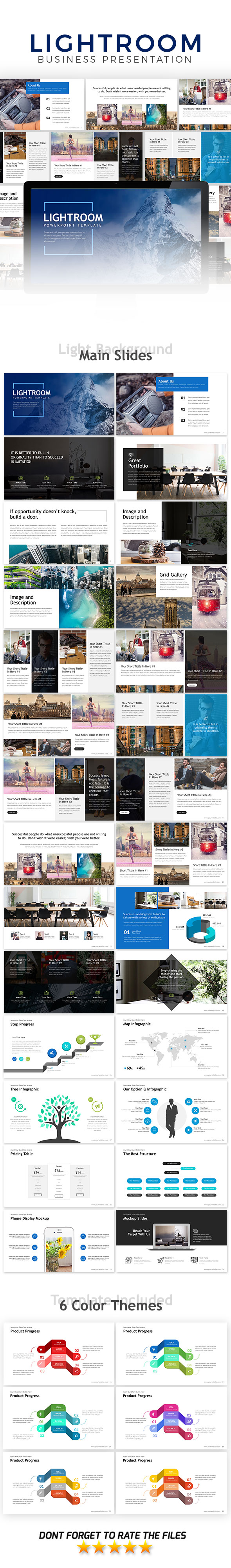 Lightroom Presentation Template - Creative PowerPoint Templates