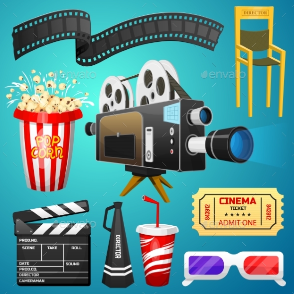 Movie Elements Set - Miscellaneous Vectors