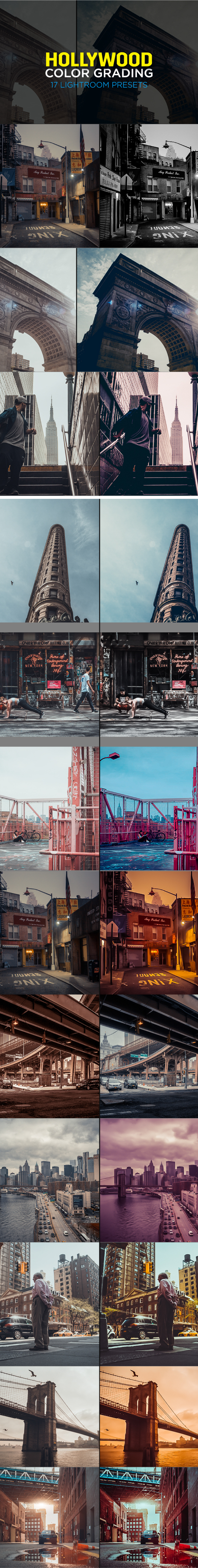17 Hollywood Cinematic Color Grading Lightroom Presets - Cinematic Lightroom Presets