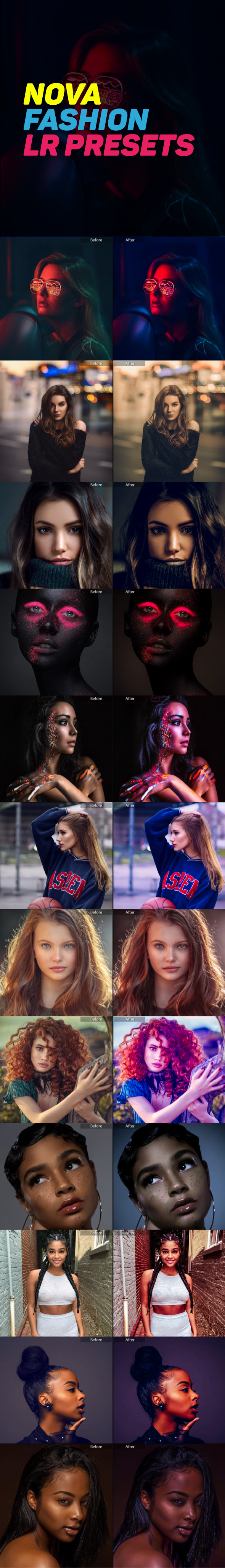 21 Pro Fashion Editorial Lightroom Presets - Portrait Lightroom Presets