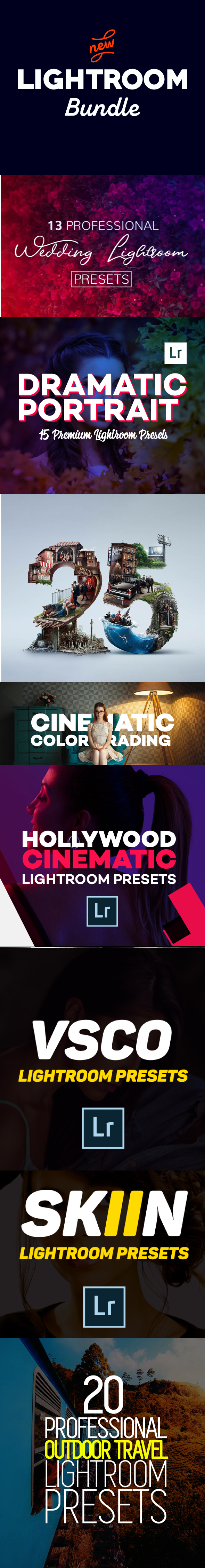 130+ Lightroom Presets Bundle - Lightroom Presets Add-ons