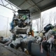 Plant for Sorting and Recycling. The Garbage Truck Unloads Garbage Into the Dump - VideoHive Item for Sale