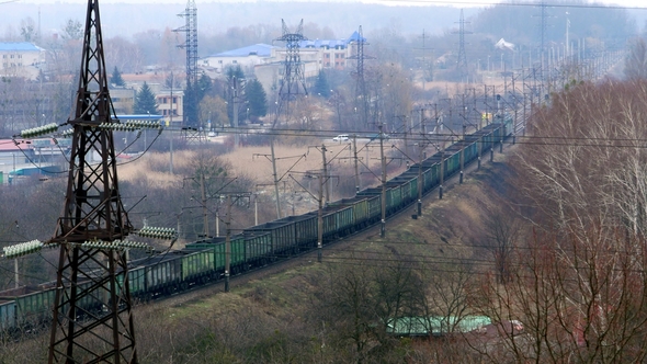 Railway Train Wagon Railroad