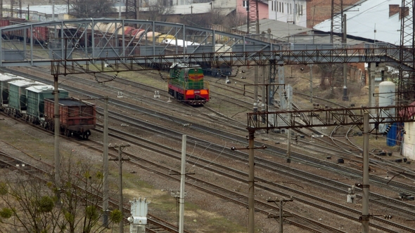 Railway Train Wagon Railroad