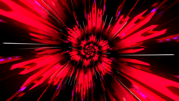 Red Spiral VJ Loop alt