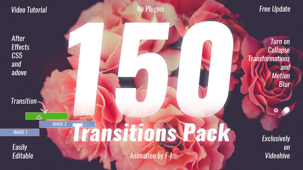 150 Transitions Pack - VideoHive 19918260