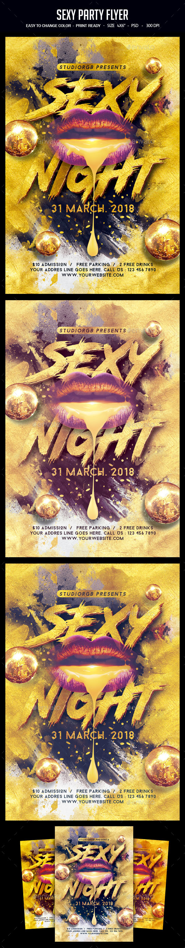 Sexy Party Flyer - Clubs & Parties Events