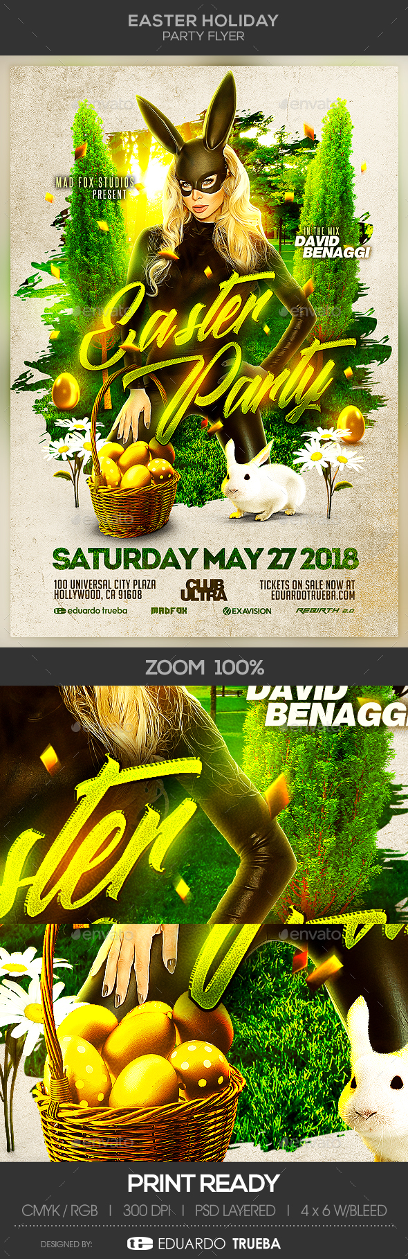 Easter Holiday Party Flyer - Events Flyers
