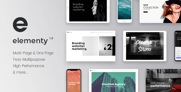 Elementy - Multipurpose One & Multi Page Template - Corporate Site Templates