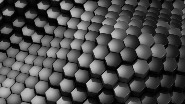 Hexagons Formed A Wave alt