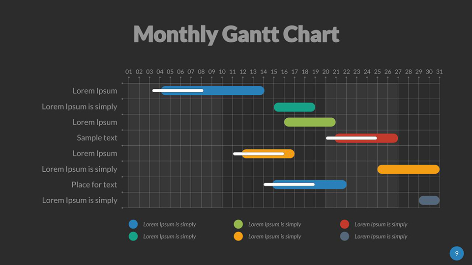 Gantt Chart In Google Slides Labb by AG
