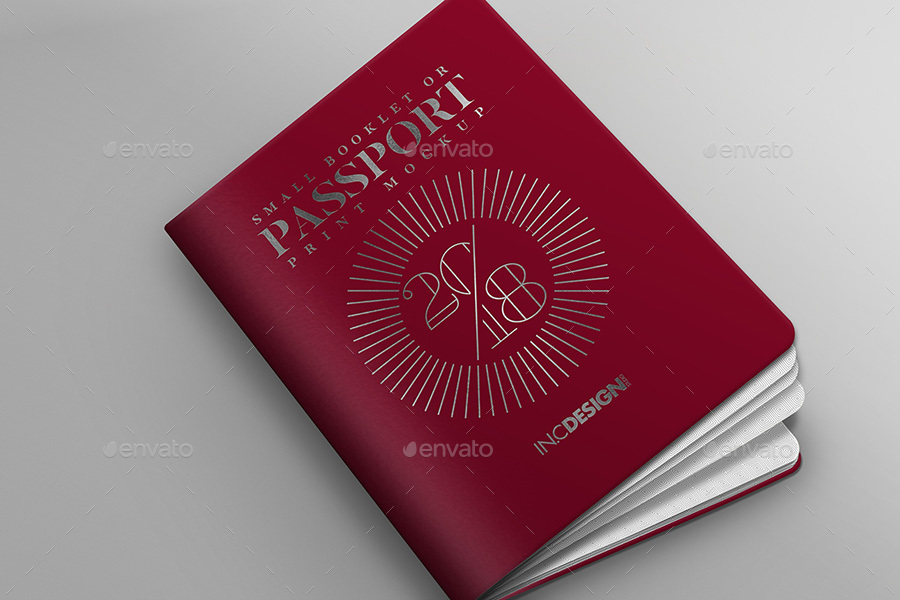 google passport template Up Photo Mock by Passport Realistic  Booklet  ina717